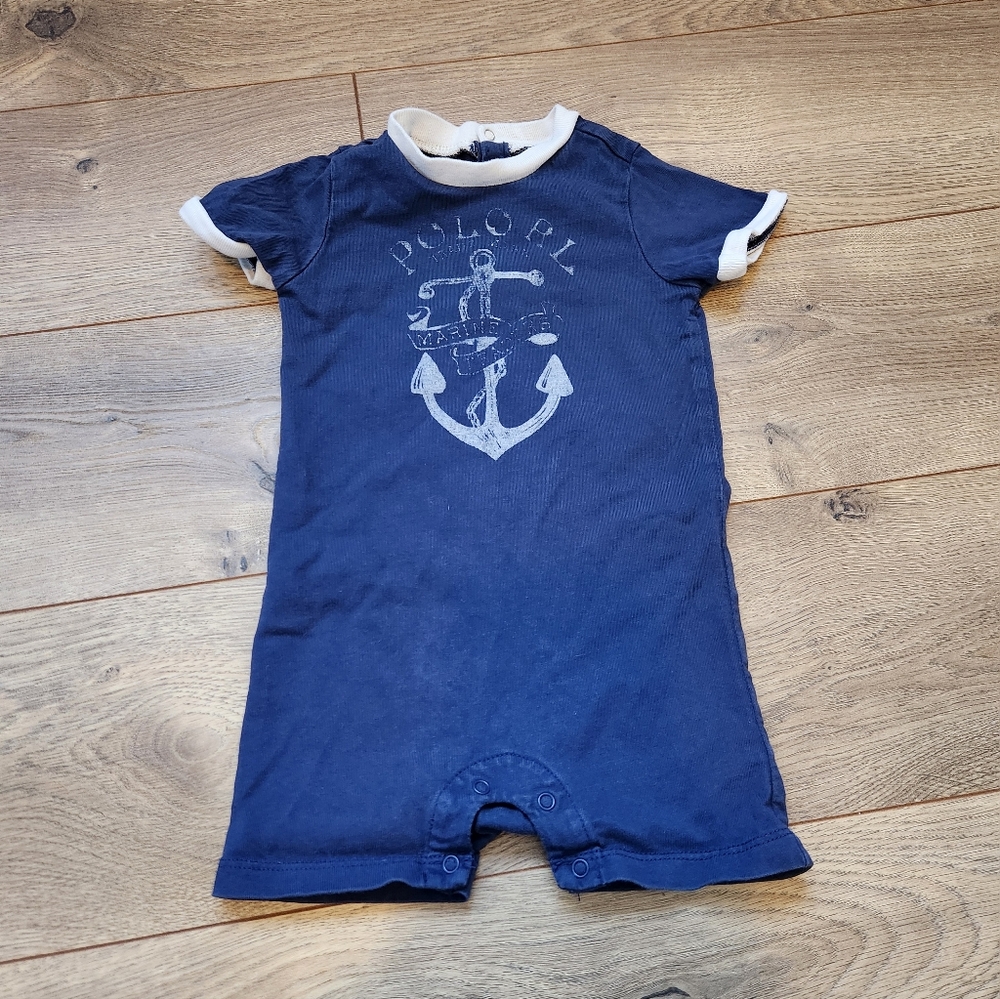 9 Months Boys Ralph Lauren Romper
